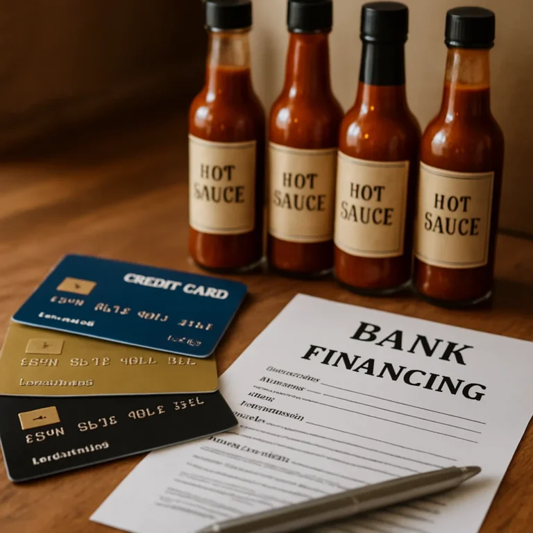Credit Cards & Bank Financing for Home-Based Hot Sauce Startups